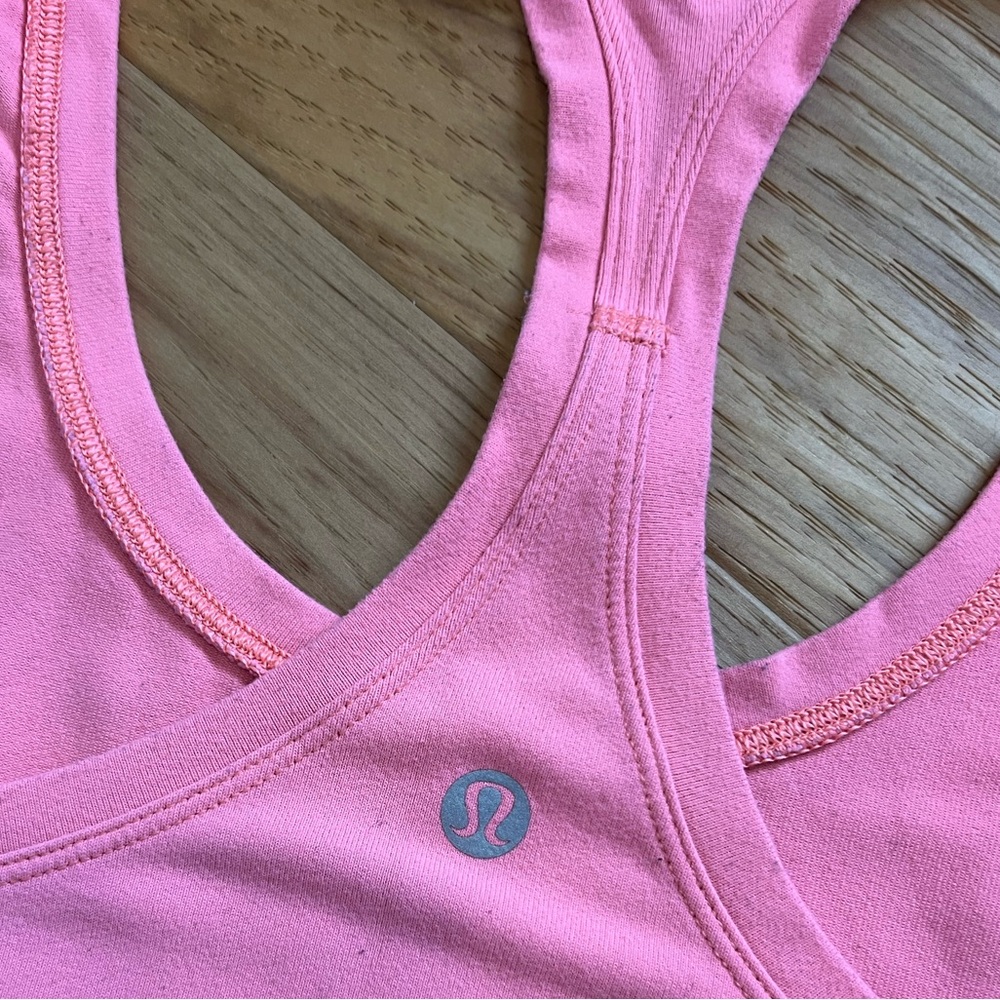 Lululemon Grapefruit Racerback Tank - Picture 3 of 3